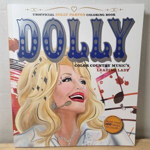 BOOK Unofficial Dolly Parton Coloring Book - NEW